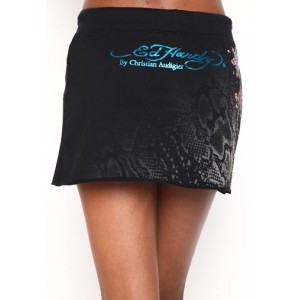 Women's Ed Hardy Flower And Butterfly Specialty Skirt