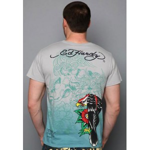 Men's Ed Hardy New York City Dip Dye Tee