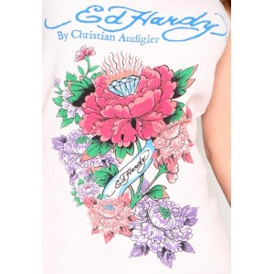 Ed Hardy Mum Basic Ribbed Tank Sale