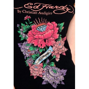 Ed Hardy Mum Basic Ribbed Tank Discount