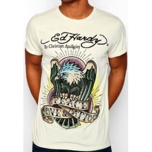 Men's Ed Hardy PLT Eagle Platinum Tee