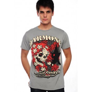 Men's Ed Hardy Beautiful Ghost Harmony Basic Tee