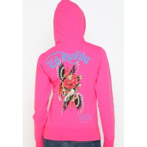 Women's Ed Hardy Hawkback Basic Hoody