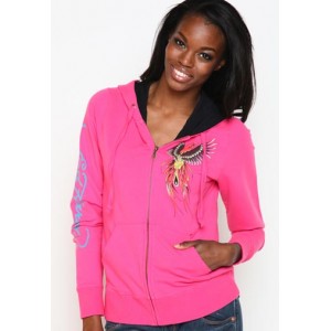 Women's Ed Hardy Hawkback Basic Hoody