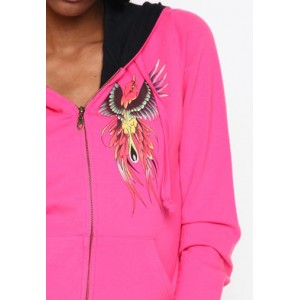 Women's Ed Hardy Hawkback Basic Hoody