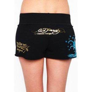 Women's Ed Hardy Koi Platinum Shorts