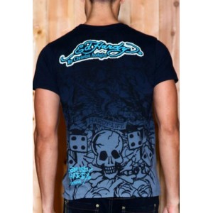 Men's Ed Hardy Gamble Life Dip Dye Tee