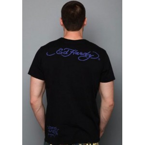 Men's Ed Hardy White Panther Basic Tee