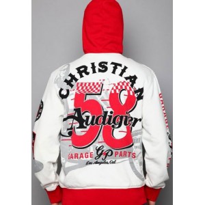 Christian Audigier VIF Parts Specialty Hoody White