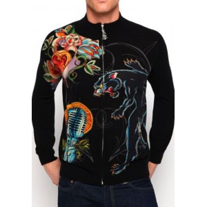 Christian Audigier Smoking Rose Specialty Hoody Black