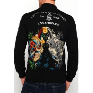 Christian Audigier Smoking Rose Specialty Hoody Black