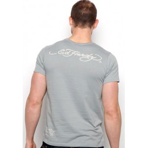 Men's Ed Hardy Old Brad Basic Tee grey