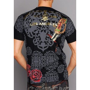 Christian Audigier Old School Specialty Patch Tee Black