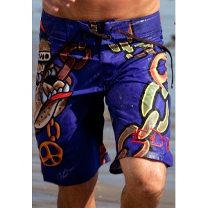 Men's Ed Hardy Gangsta Bully Board Shorts