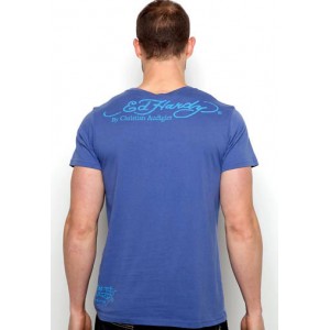 Men's Ed Hardy True Heart Basic Tee blue