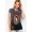 Women's Ed Hardy Geisha Parasol Platinum Dip Dye Tee