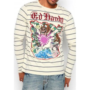 Men's Ed Hardy Kamikaze Applique Embroidery Tee