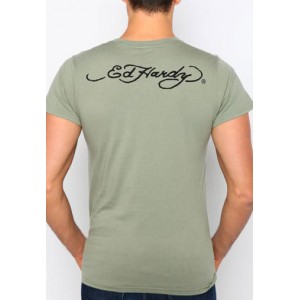 Men's Ed Hardy Born Free Core Basic Embroidered Tee