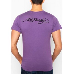 Men's Ed Hardy Brad Core Basic Embroidered Tee