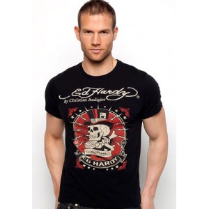 Men's Ed Hardy Old Brad Basic Tee black