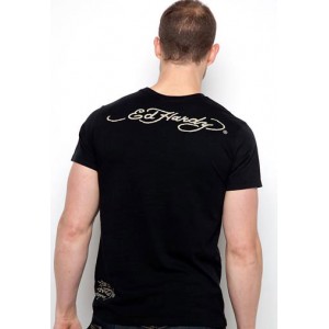 Men's Ed Hardy Flaming Swords 13 Skull black