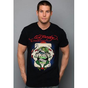 Men's Ed Hardy Surfing Ace Basic Tee black