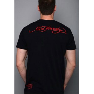 Men's Ed Hardy Surfing Ace Basic Tee black