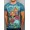 Christian Audigier Eagle Eye Basic Tee Blue