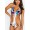 Women's Ed Hardy One Piece Swim Suit Love Kills Slowly in White