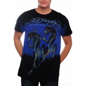 Men's Ed Hardy Scratching Panthers Specialty Tee