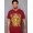 Christian Audigier Buffalo Vintage Tee Red
