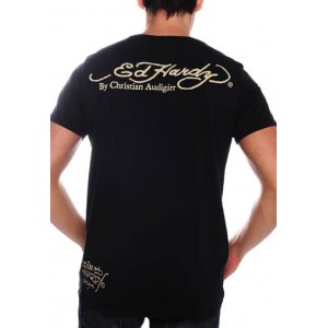 Men's Ed Hardy King Dog Basic Tee black