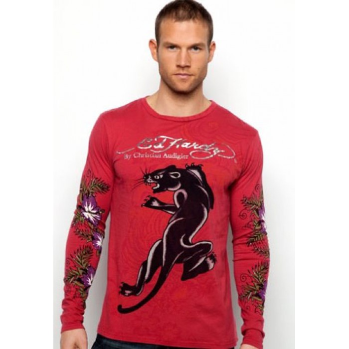 Men's Ed Hardy Climbing Panther Specialty Tee