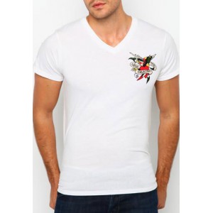 Men's Ed Hardy True Til Death Core Basic Embroidered Tee