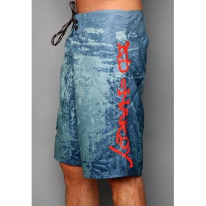 Men's Ed Hardy Vintage Pierced Skull Board Shorts