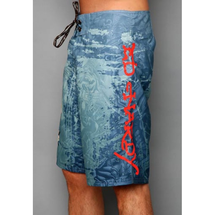 Men's Ed Hardy Vintage Pierced Skull Board Shorts