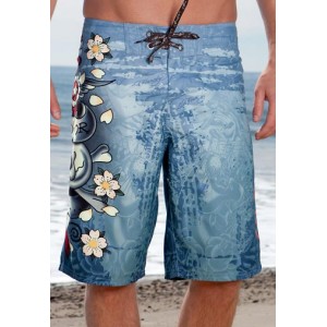 Men's Ed Hardy Vintage Pierced Skull Board Shorts