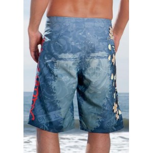 Men's Ed Hardy Vintage Pierced Skull Board Shorts