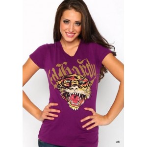 Women's Ed Hardy Tiger Signature Tee