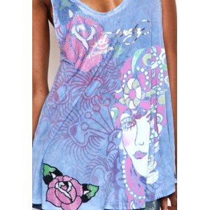 Ed Hardy Platinum Racerback Tanks