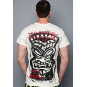 Men's Ed Hardy Surfing Panther Specialty Tee off white
