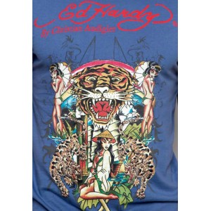 Men's Ed Hardy Asian Tigers Basic Tee