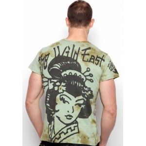 Men's Ed Hardy Wild East Dragon Vintage Wash Tee