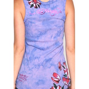 Ed Hardy Dragon Wings Specialty Tie Dye Tank