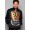 Christian Audigier Lion Head Foil Print Track Jacket Black