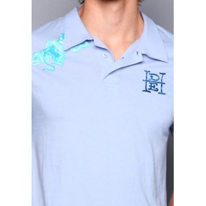 Ed Hardy Polo Shirt For The World Enzyme Wash Polo