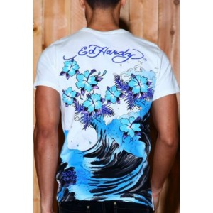 Men's Ed Hardy Shark Rose Specialty Tee