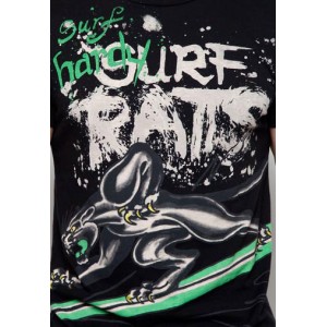 Men's Ed Hardy Surfing Panther Specialty Tee black