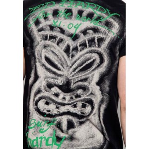 Men's Ed Hardy Surfing Panther Specialty Tee black