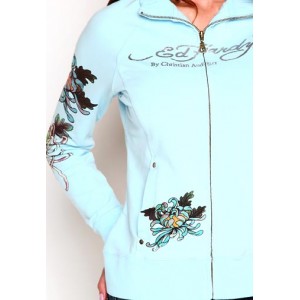 Women's Ed Hardy Bluebird Platinum Track Jacket